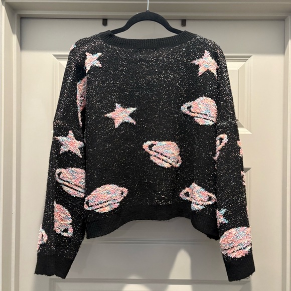 Dressed in LALA Need Some Space Boxy Button Up Cardigan - Picture 8 of 8